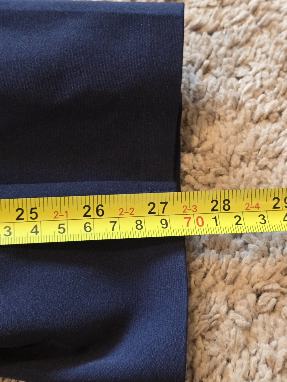 Athleta Women's Size 4 Navy Blue Crop Pant Stretch - Picture 3 of 7